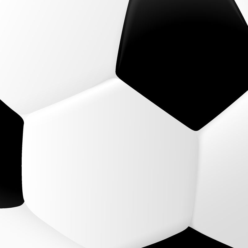 经典黑白足球特写镜头-抽象的运动模式-矢量背景