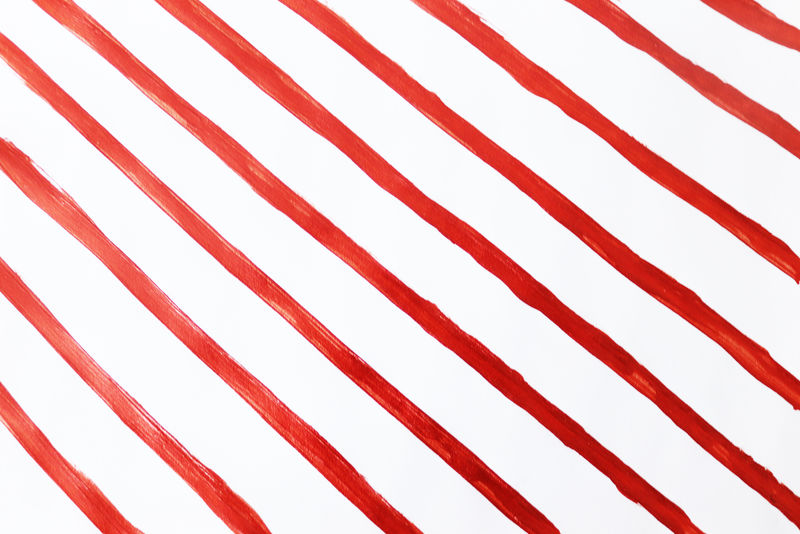 带红色和白色线条的无缝图案-矢量几何背景
