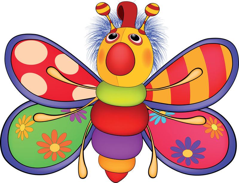 软玩具-玩具蝴蝶-卡通