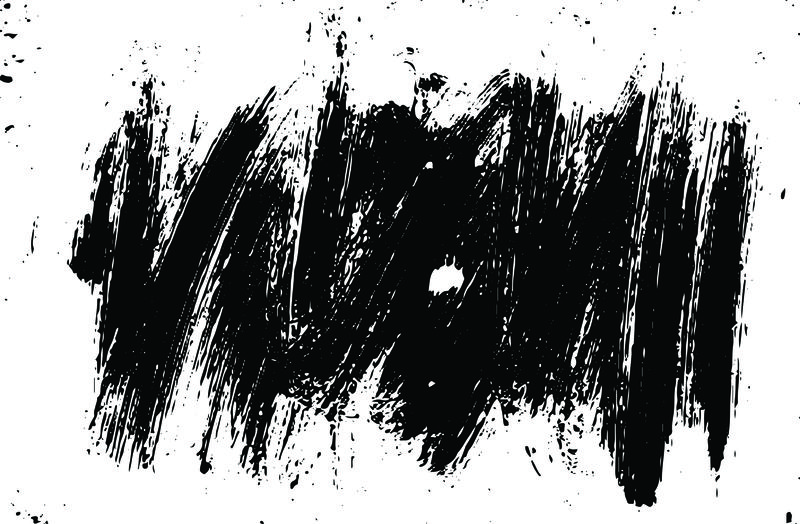 粗糙的黑白纹理向量-旧覆面纹理-肮脏的背景-抽象的半色调纹理效果-矢量图-黑色与白色隔离-EPS10