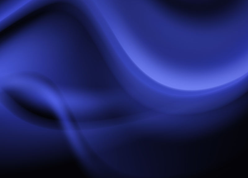 抽象蓝波背景。矢量图解