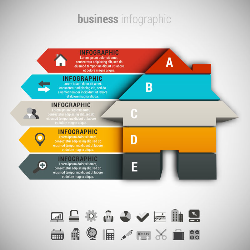 商业信息图表