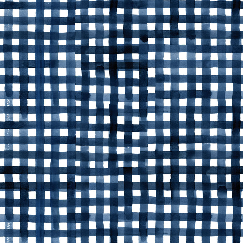 黑色抽象嘈杂的边缘画方格格子背景-水彩