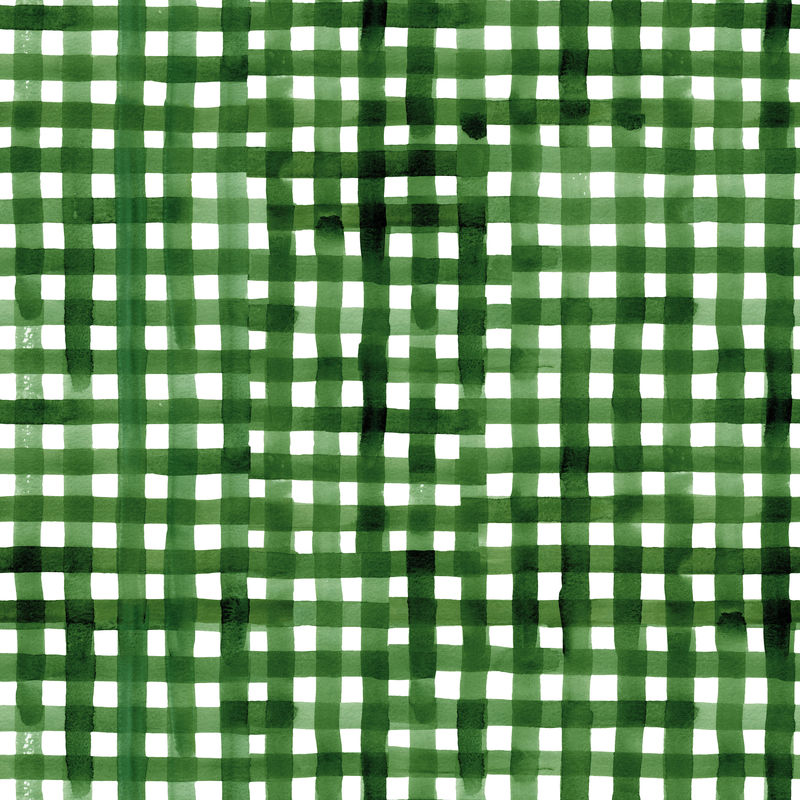 绿色格子图案-方格布、桌布、衣服、衬衫、连衣裙、纸张、毯子、餐厅菜单、棉被和其他纺织产品的菱形/方形纹理-矢量图解