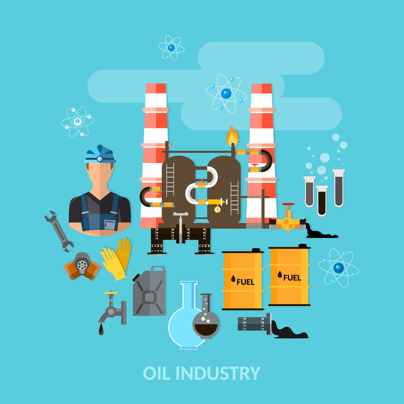 石油工业加油站精炼油的提取与加工