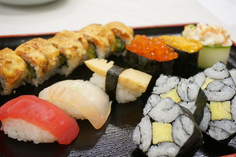 日本清心生鱼片寿司便当外卖形象