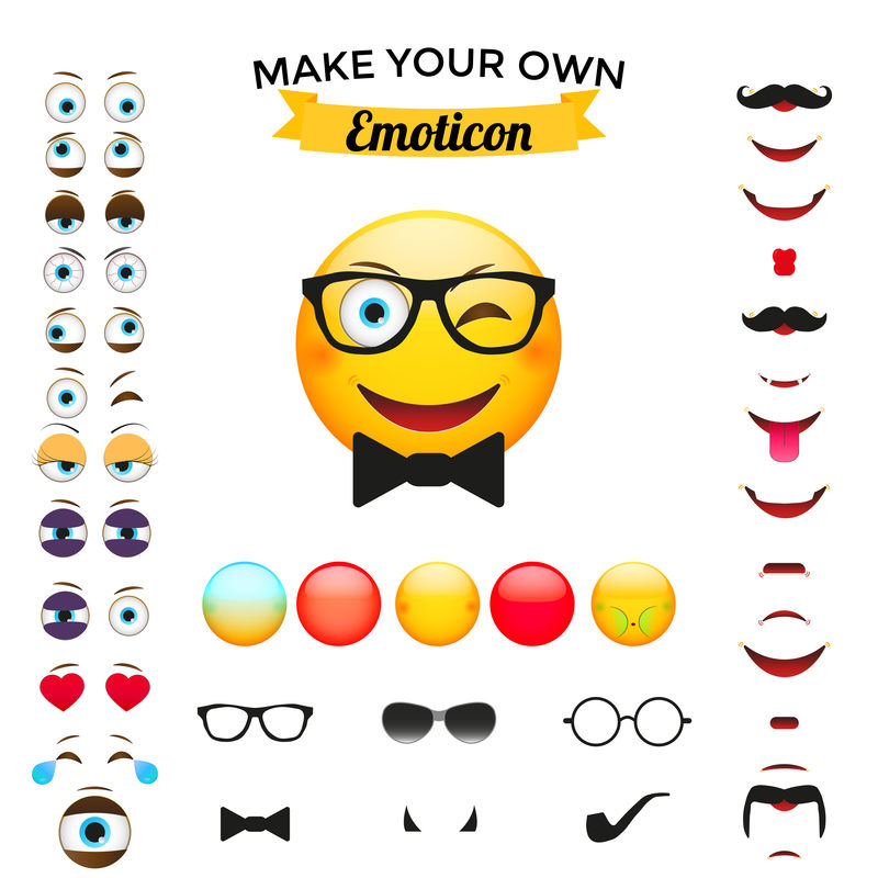 表情构造器-emoji creator集合向量