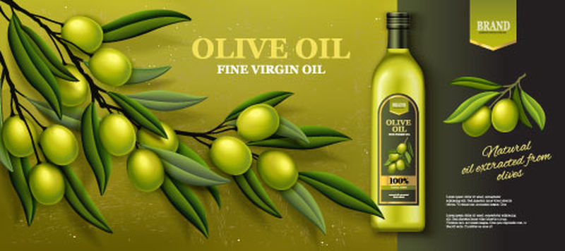 天然果园立体雕刻精美橄榄油产品