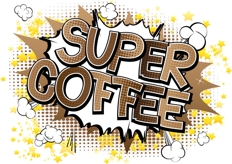 超级咖啡-漫画风格词