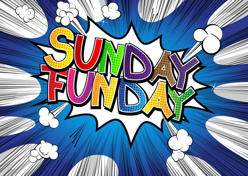 Sunday Funday-漫画风格的单词