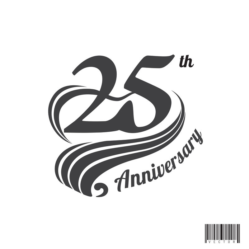 25周年纪念标志与符号设计