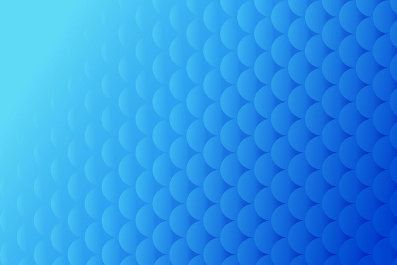 由圆圈组成的浅蓝色插图-为您的业务点梯度设计-具有彩色斑点的半色调风格的创造性几何背景