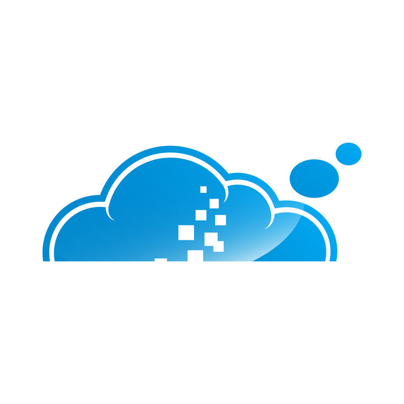 蓝云标志、大数据云标志、大云技术标志