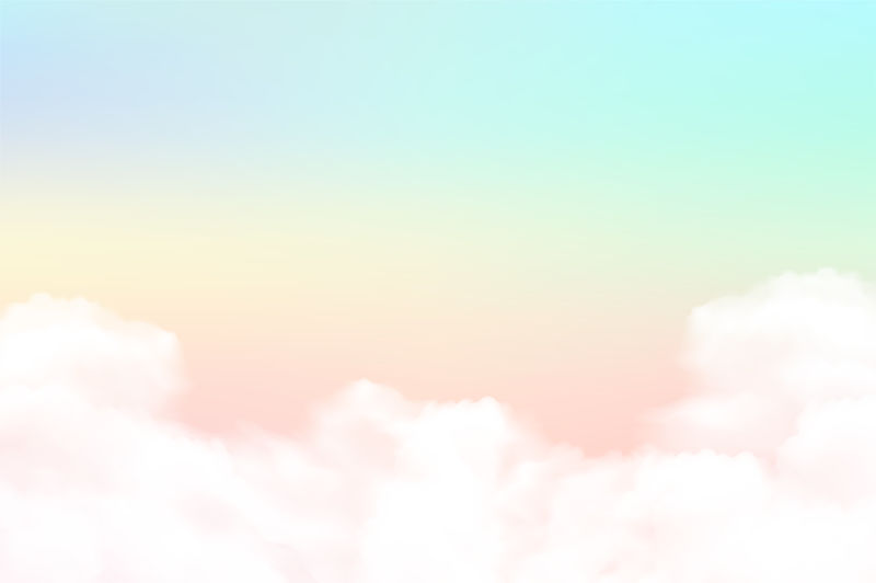 带彩色矢量的云背景图片素材 彩色云素材 Jpg图片格式 Mac天空素材下载