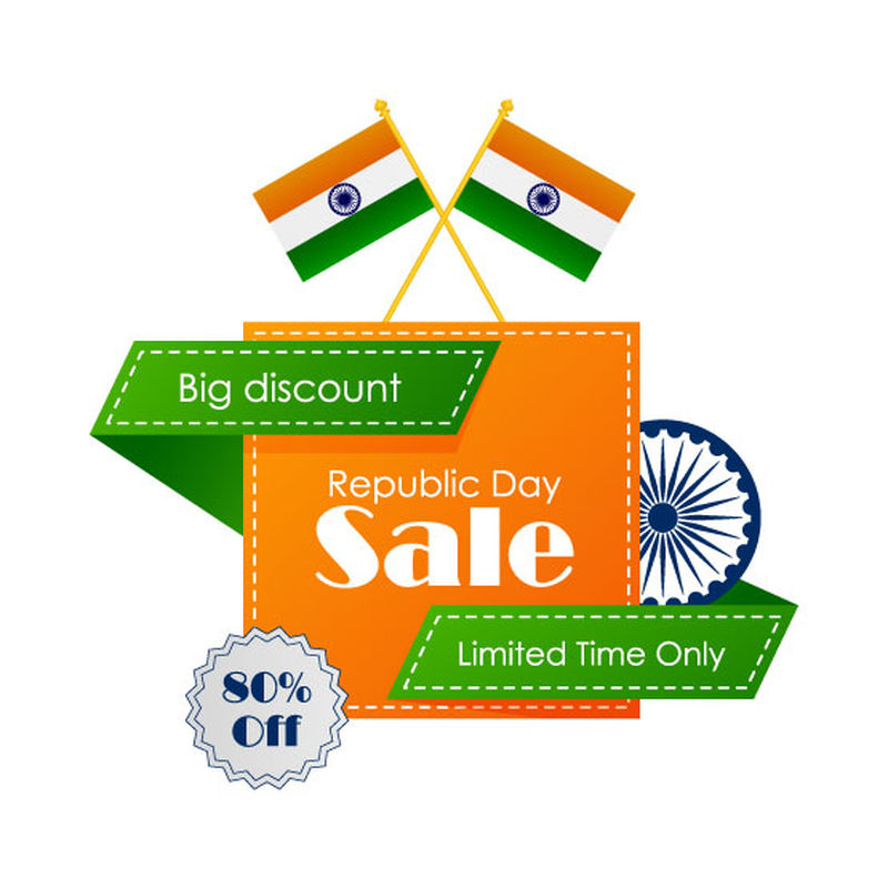 印度独立日庆祝活动销售横幅