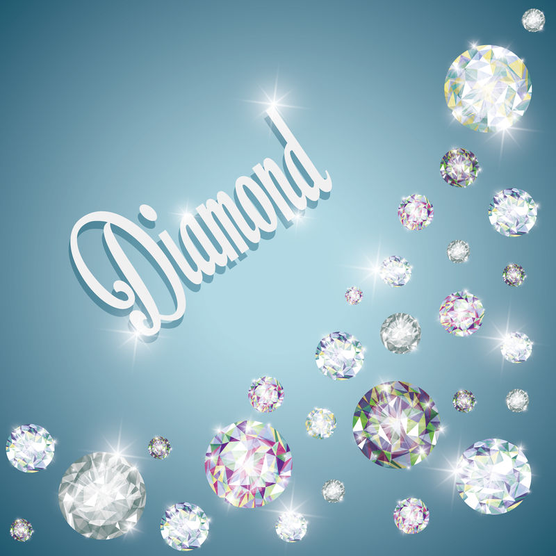 钻石图标。优雅的概念。宝石设计