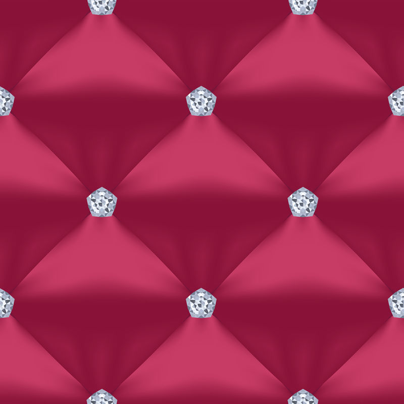 红紫绗缝无缝矢量图案