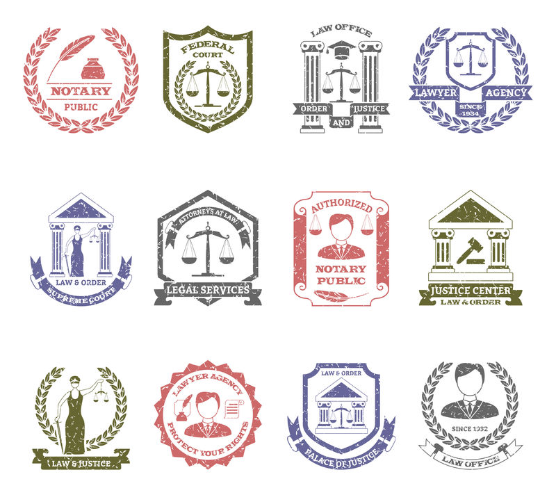 法律及秩序标志邮票套装