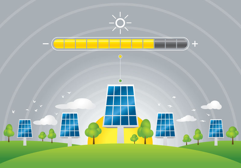 太阳能电池板能量充电