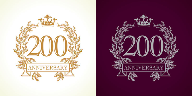 200周年豪华标志