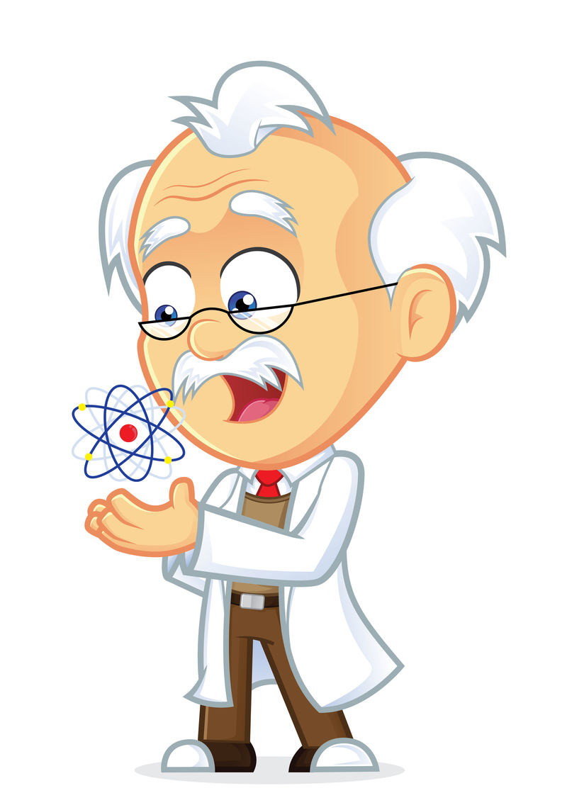 带原子的教授