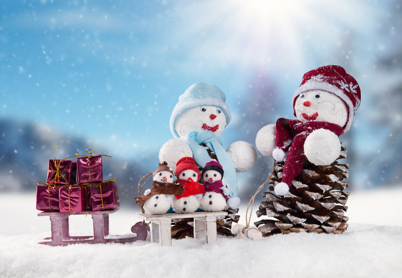 雪人套图-圣诞节雪人图片素材-雪人圣诞节套图免费打包下载-mac天空素材下载