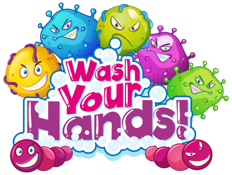 多病毒细胞洗手短语设计