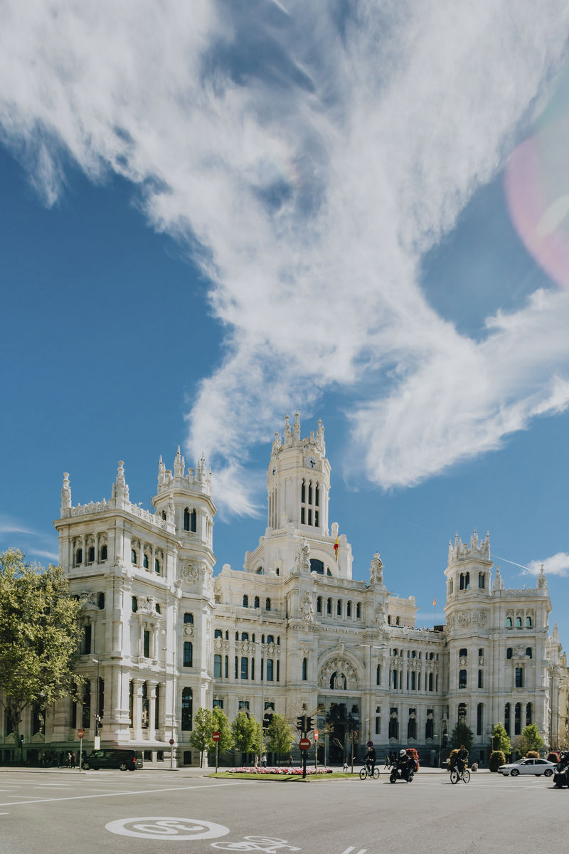 西班牙马德里的Cibeles广场