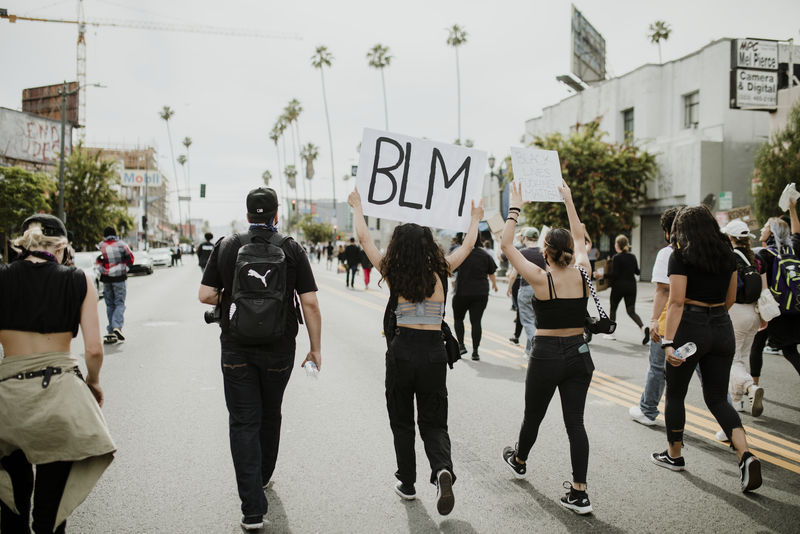 好莱坞黑人生命事件抗议活动\u0026amp；Vine
