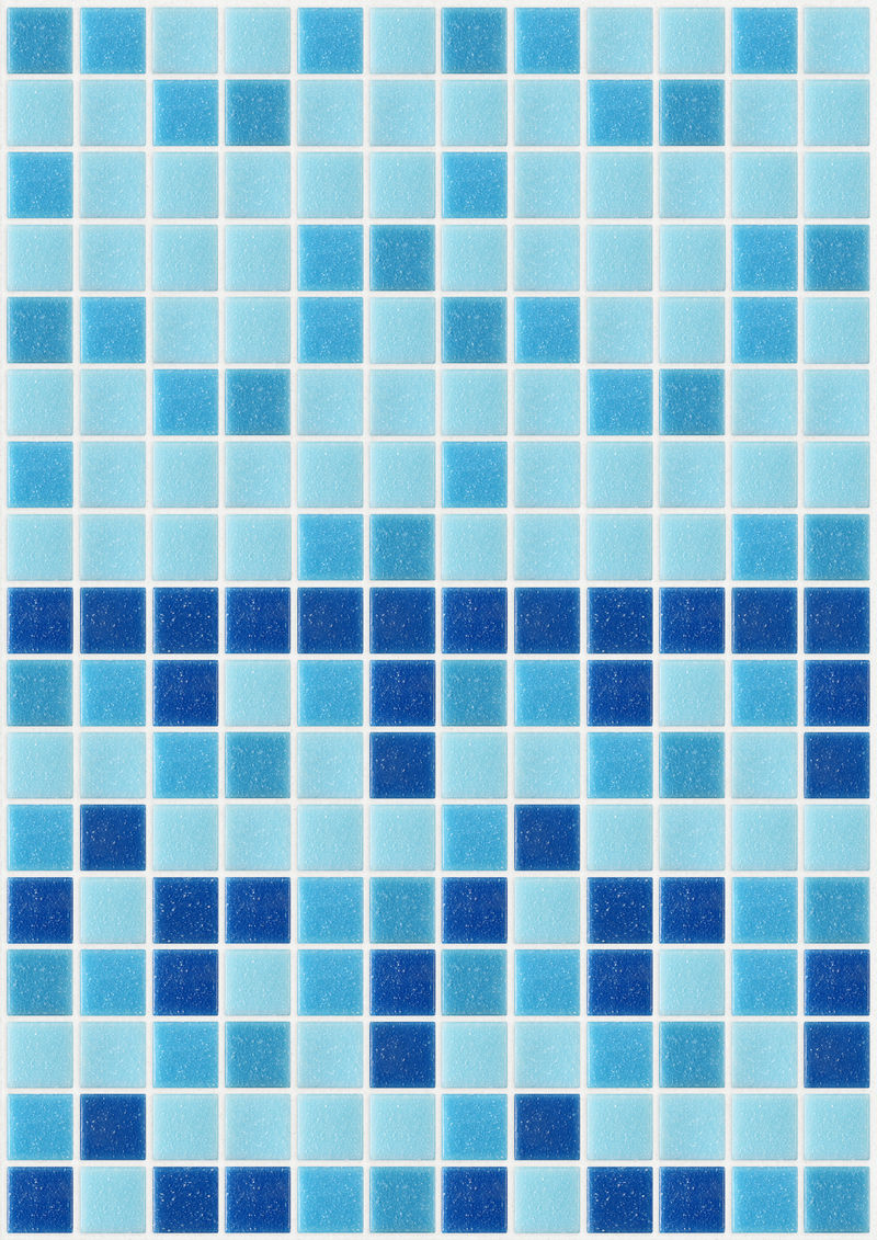 瓷砖马赛克方形蓝色纹理背景装饰闪光