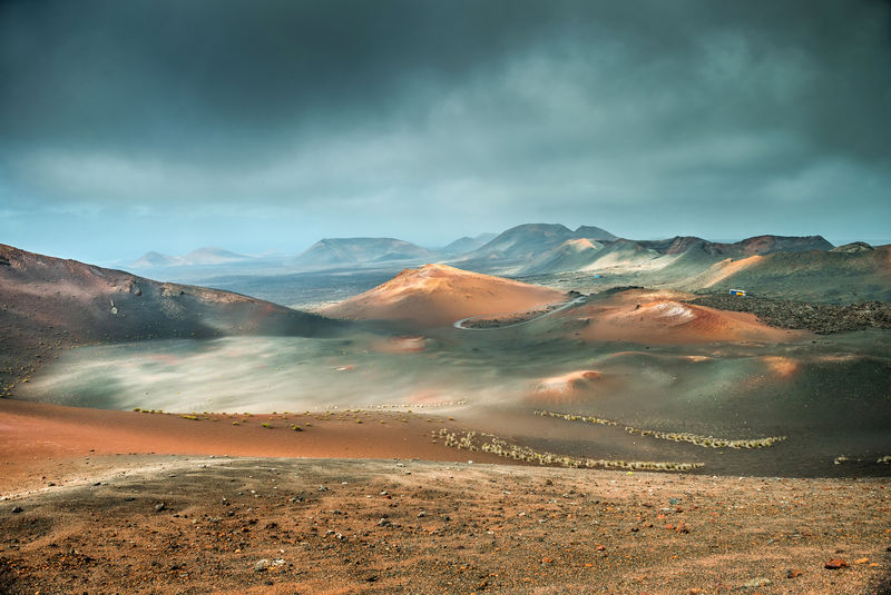 火山熔岩沙漠