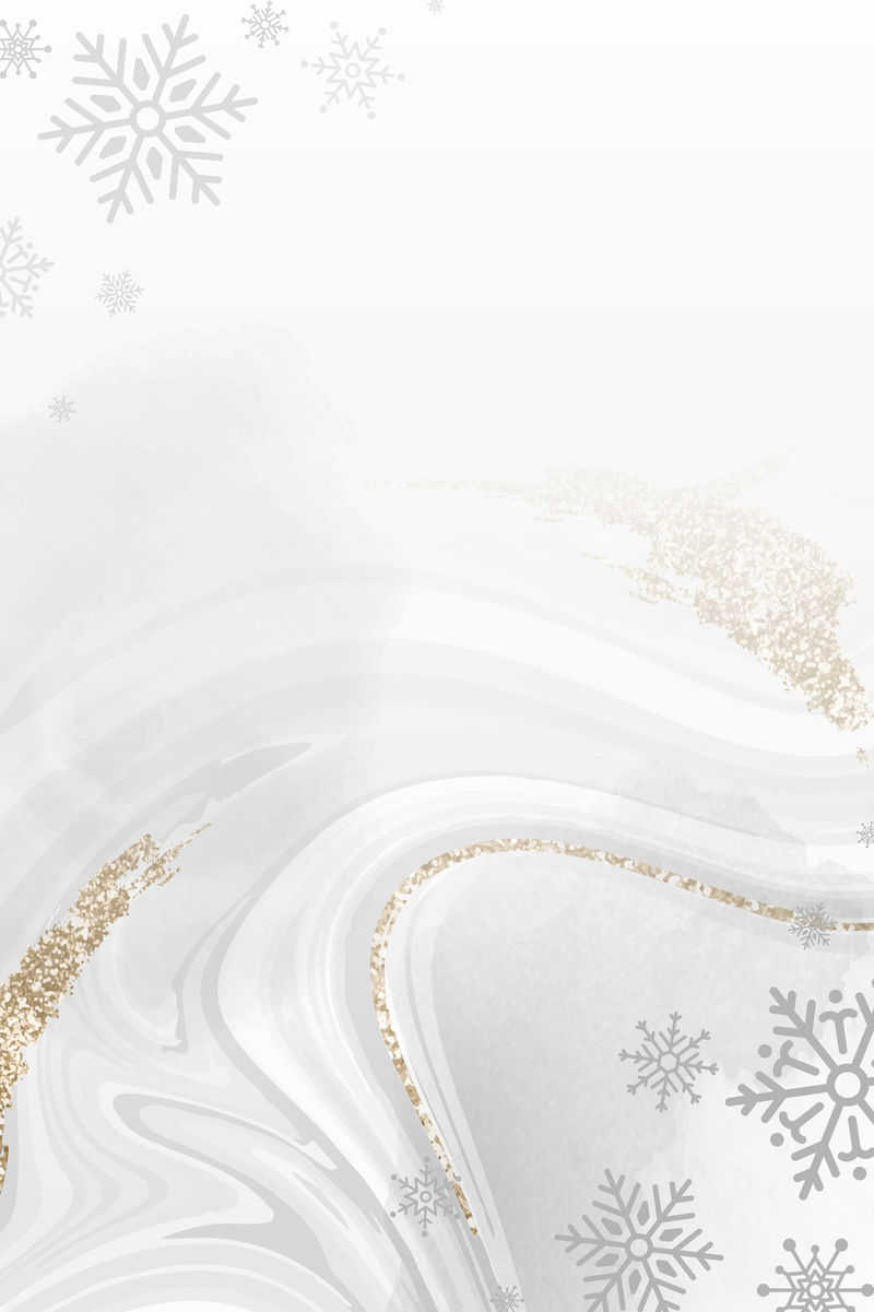 闪烁背景向量上的雪花圣诞画框