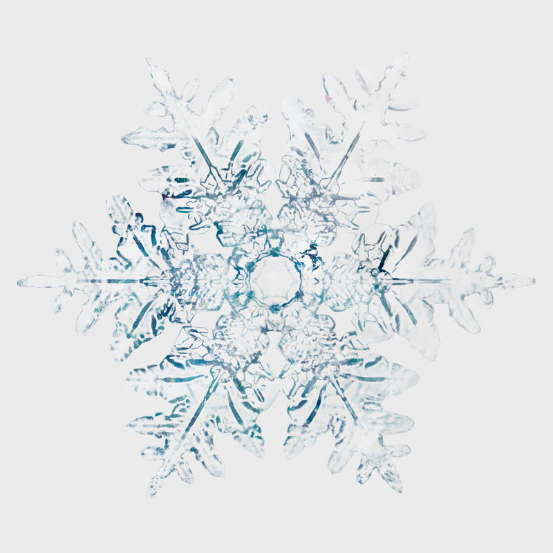 冰雪矢量微距摄影威尔森·本特利的混合艺术