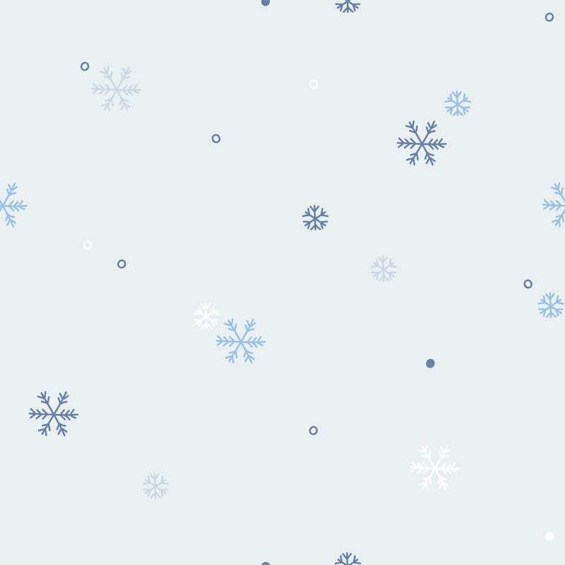 蓝色雪花图案背景向量