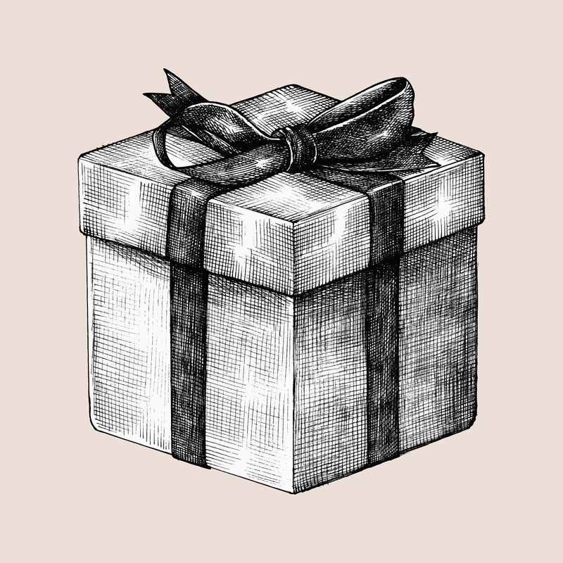 包装礼品盒草图