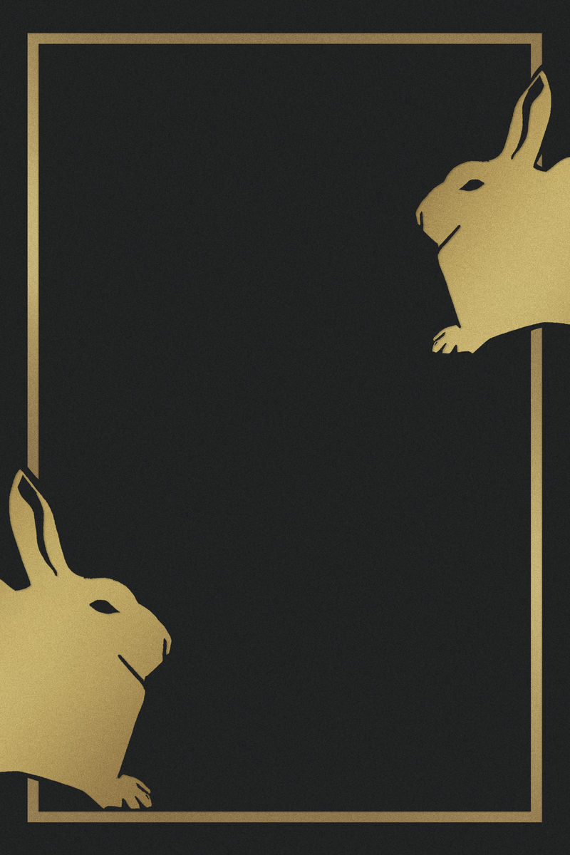 复古金兔框艺术印刷品塞缪尔·杰瑟伦·德梅斯基塔艺术作品的混音
