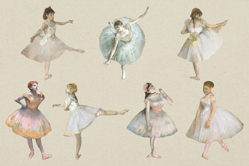 Psd ballerina套装由法国著名艺术家的艺术作品混合而成\u003Ca href=\u0022https:\/\/slack redir