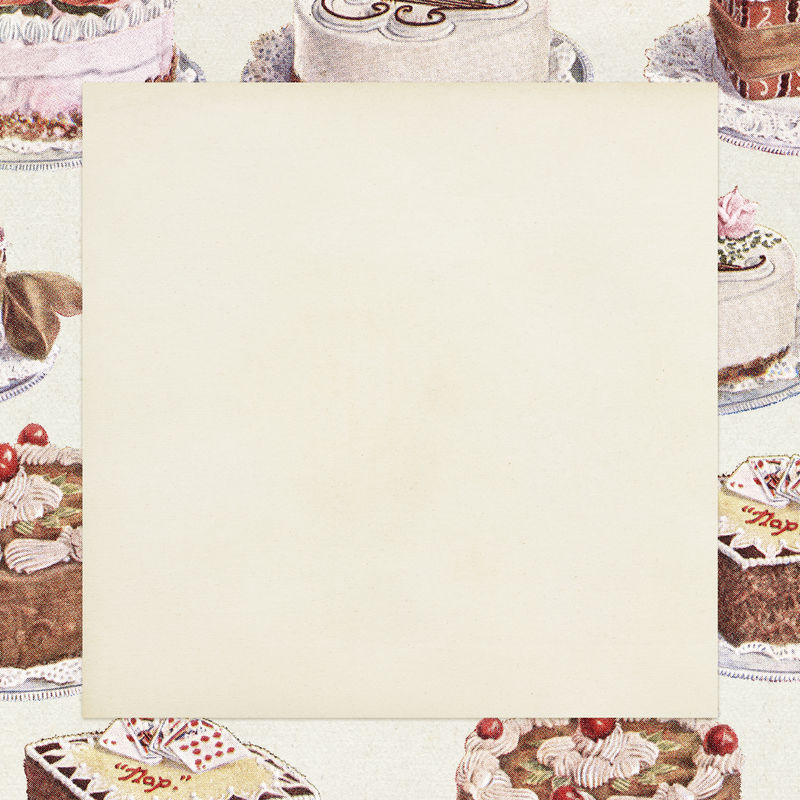 花式蛋糕架上的纸纹理设计元素