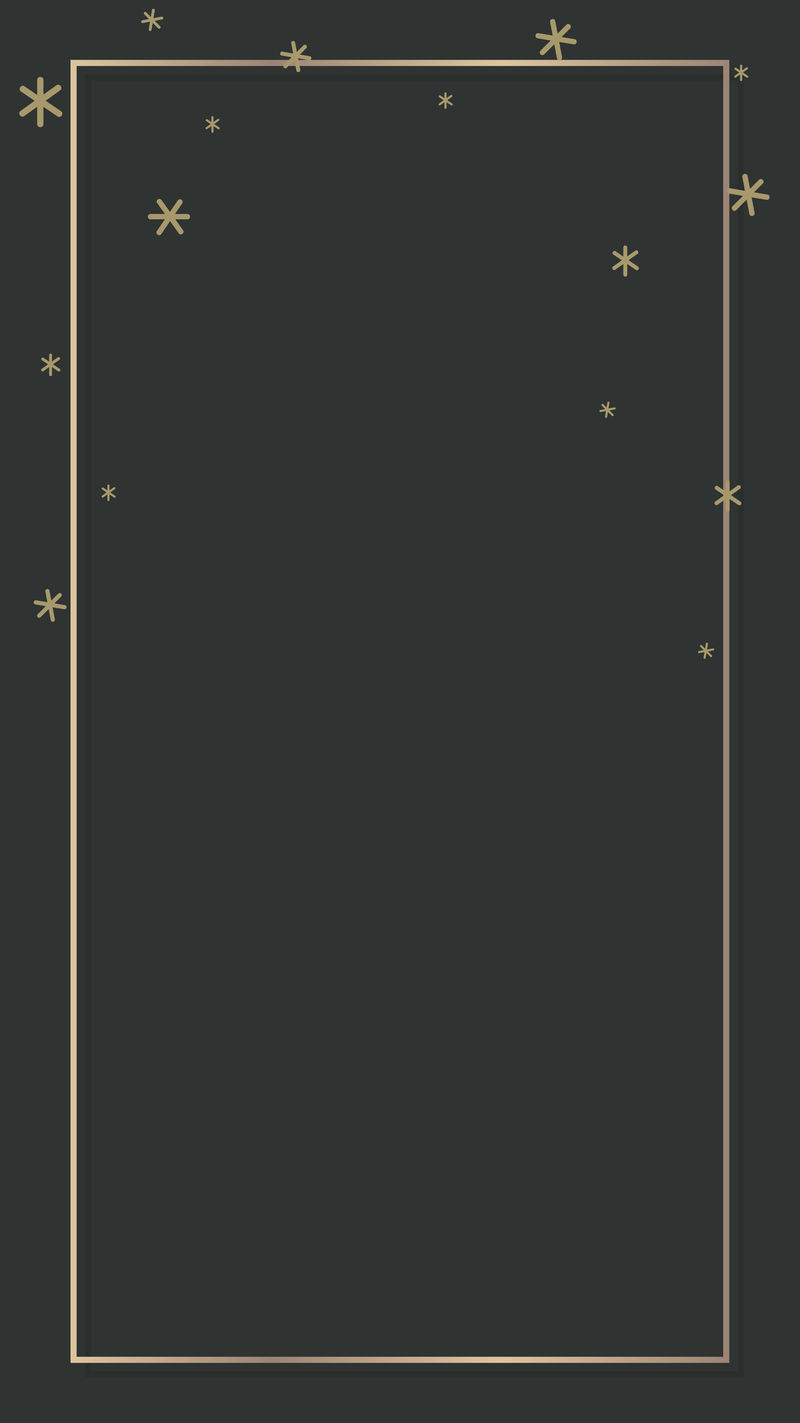 新年闪耀星光边框设计手机壁纸矢量