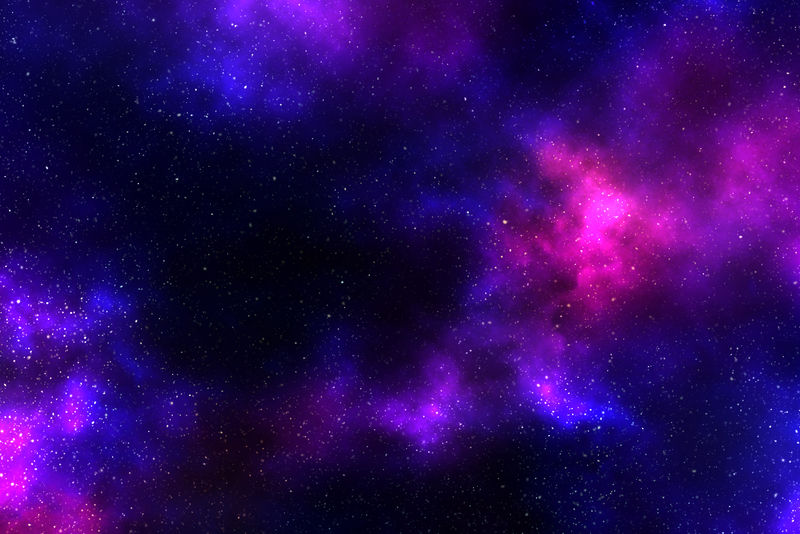深粉色和紫色星系图案背景插图