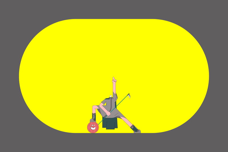 杰克O\u0026#39；黄色背景向量上的万圣节提灯字符框