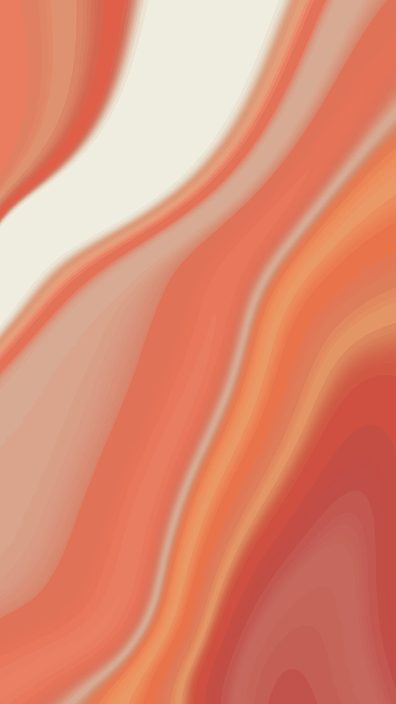 橙色和红色流体图案手机壁纸矢量