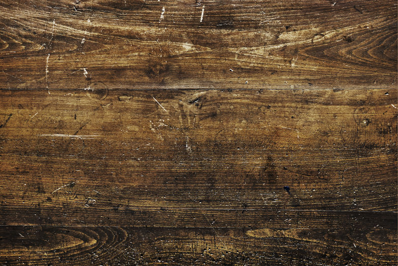 Grunge深棕色木板纹理背景向量