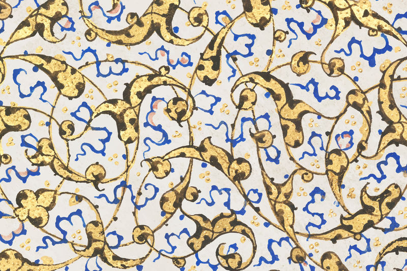 奥斯曼帝国装饰矢量图案豪华背景由苏丹S\u0026uuml的原始艺术品混合而成；伟大的莱曼
