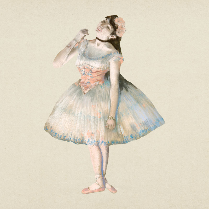 芭蕾舞演员改编自法国著名艺术家埃德加·德加的作品
