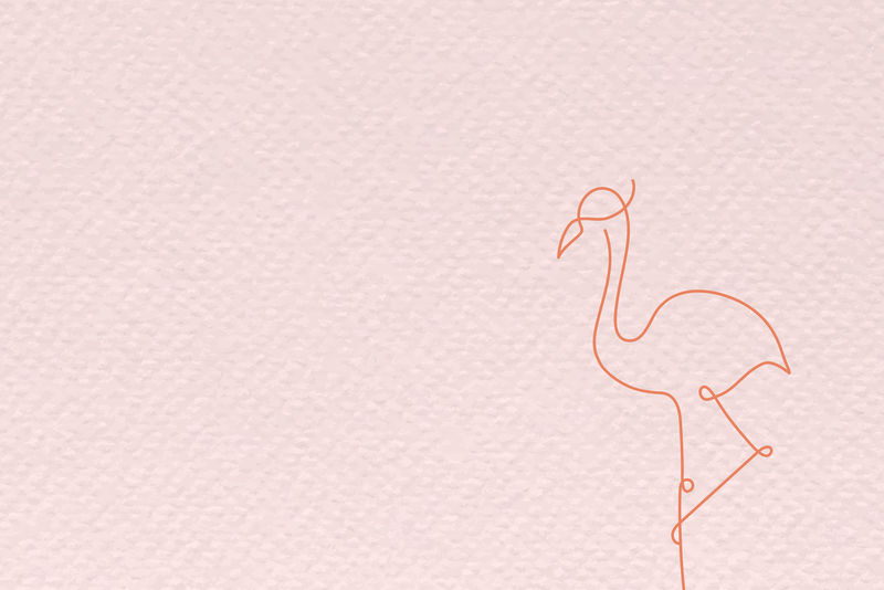 粉红火烈鸟纹理背景