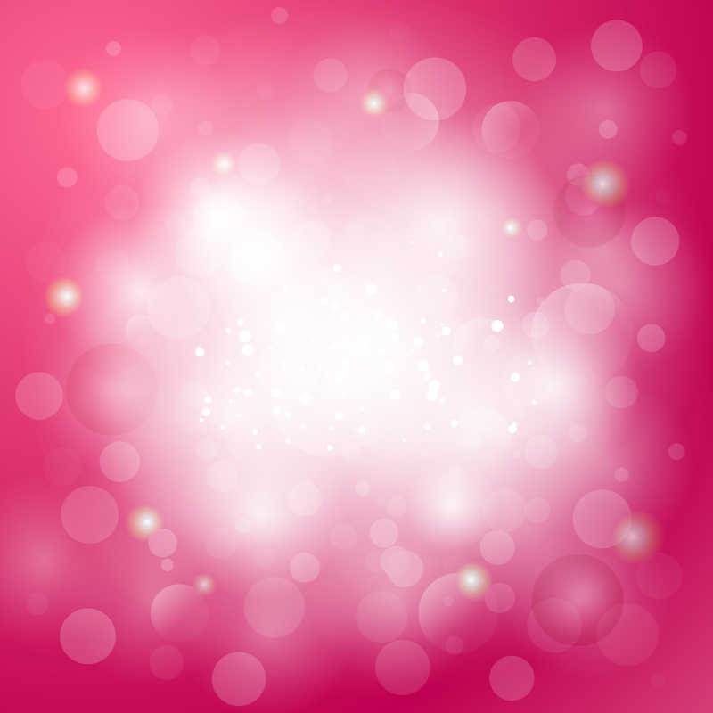 矢量的粉色抽象光斑背景