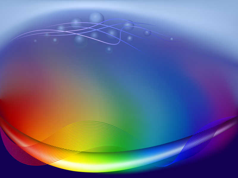 矢量彩虹抽象的背景
