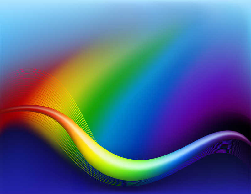 矢量抽象彩虹纹理背景