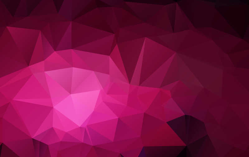 粉色矢量抽象设计多边形风格背景